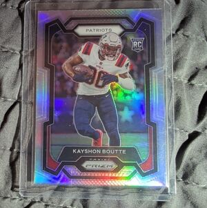 2023 Panini Prizm Kayshon Boutte #370 Silver New England Patriots